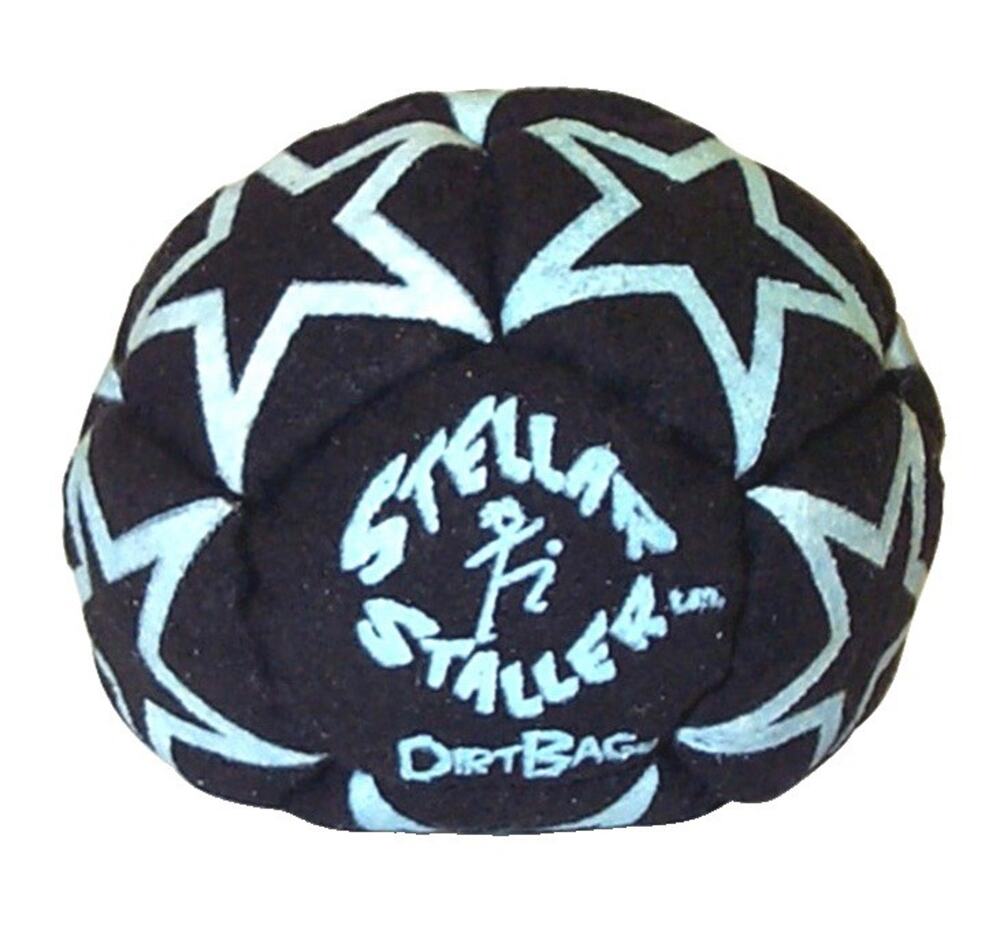 🔥World Footbag Stellar Staller Hacky Sack BLACK BNWT🔥